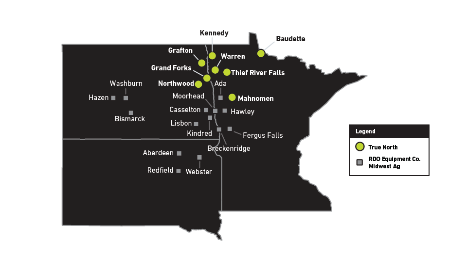 True North Equipment locations are now RDO Equipment Co.
