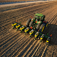 John Deere Tractor Planting