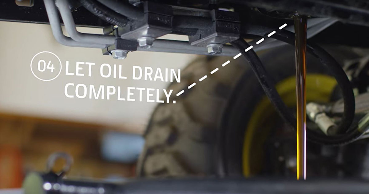 How To Change Your 1025R Engine Oil and Filter RDO Equipment Co.