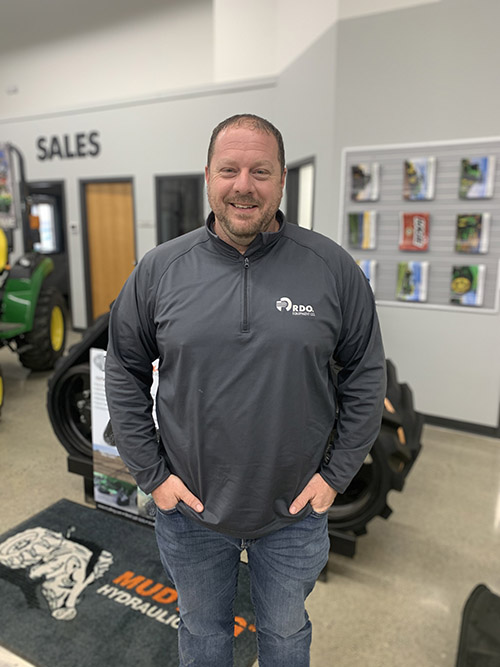 Nic Miller, Regional General Manager of RDO Equipment stores in Ada and Hawley, Minnesota
