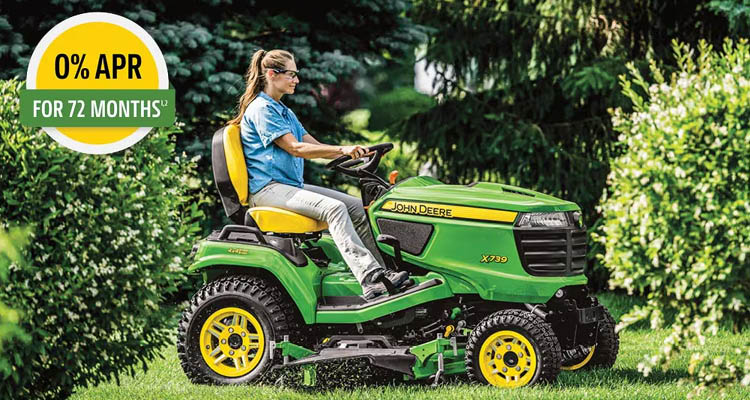John Deere X700 select series lawn mower.