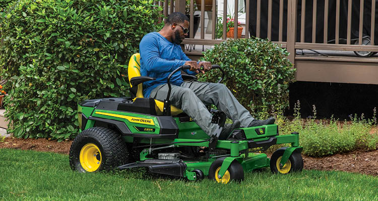 Z370R John Deere electric zero-turn mower.