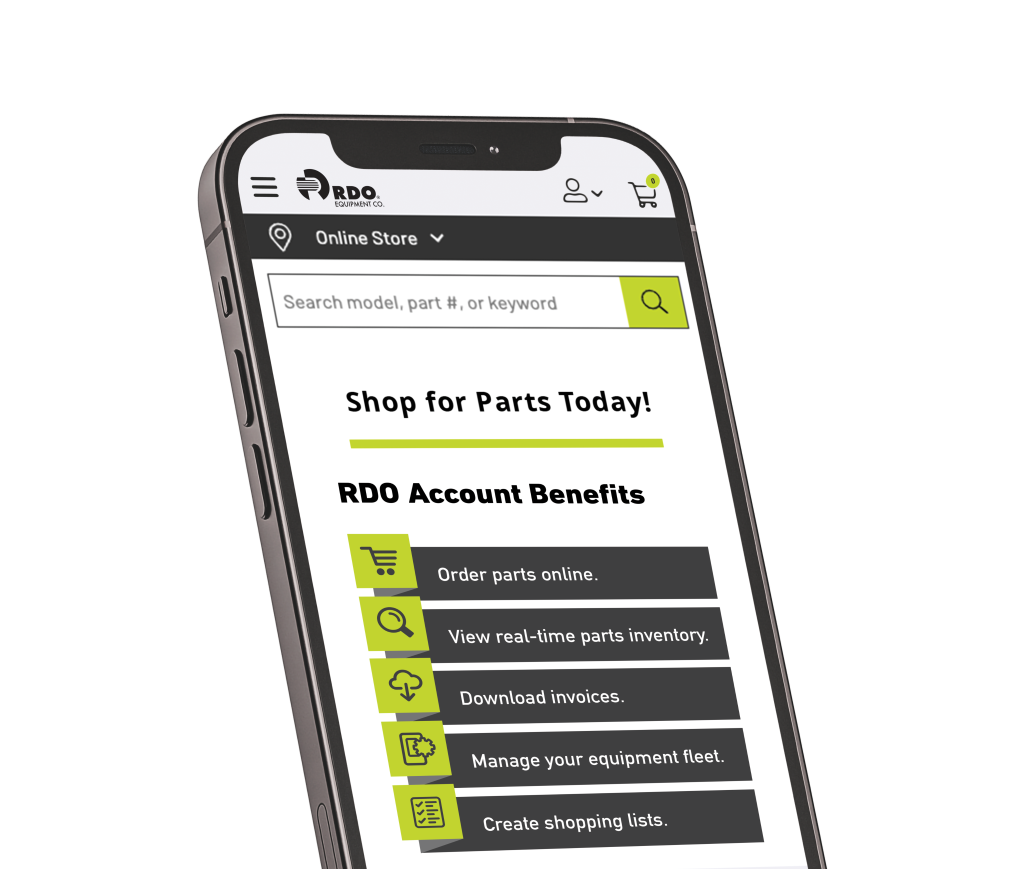 RDO Account Phone with account options