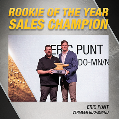 Eric Punt, Rookie Sales Champ Vermeer 2023