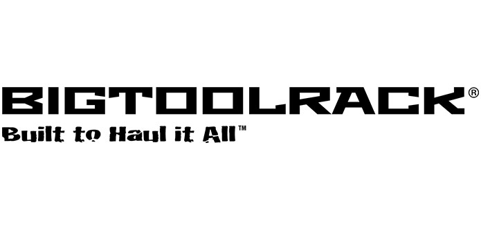 BigToolRack logo and theme, Built to Haul it All.