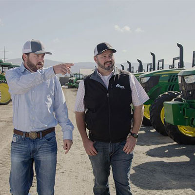rdo salesperson in john deere sales lot