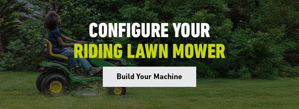 Build a riding lawn mower graphic