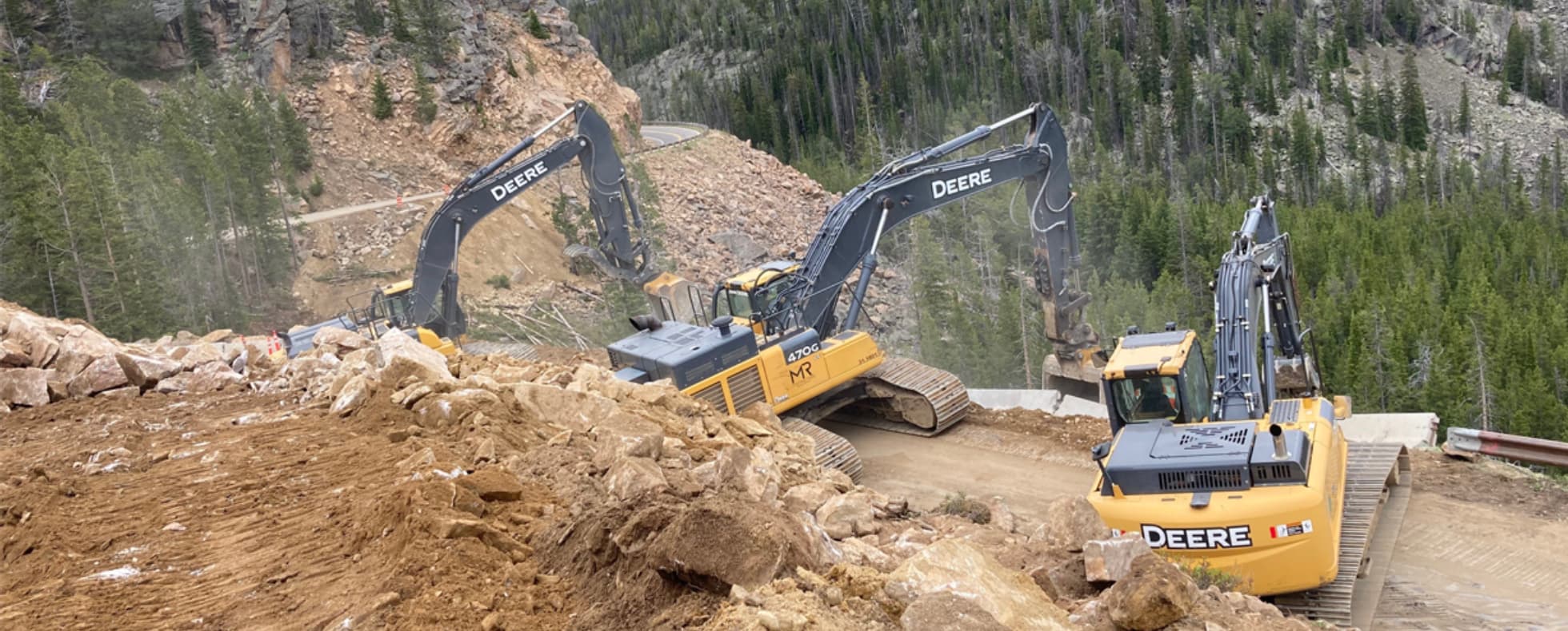 Tall, Tough, and Timely – Missouri River Contractors Tackles Beartooth Highway Project