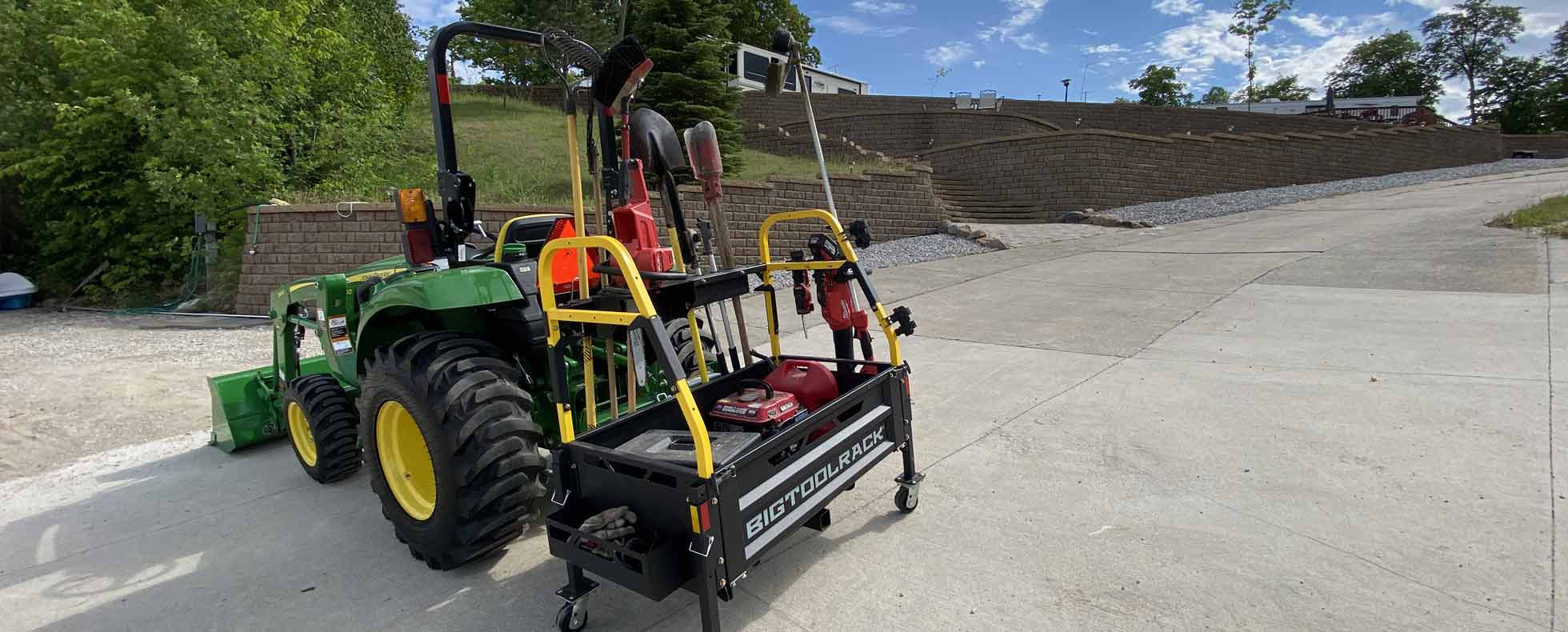 BigToolRack Offers Tractor Tool Storage Solution in a Mobile Tool Rack