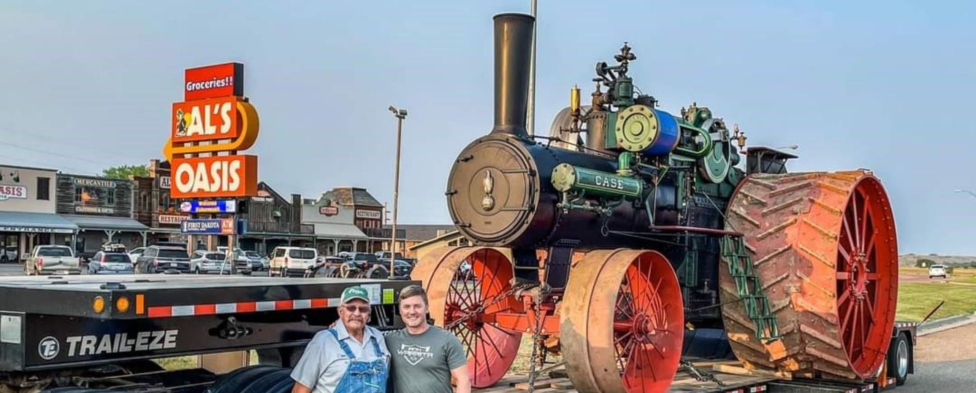 Mark Davidson Hauls History with the World’s Only Case 150 Steam Engine