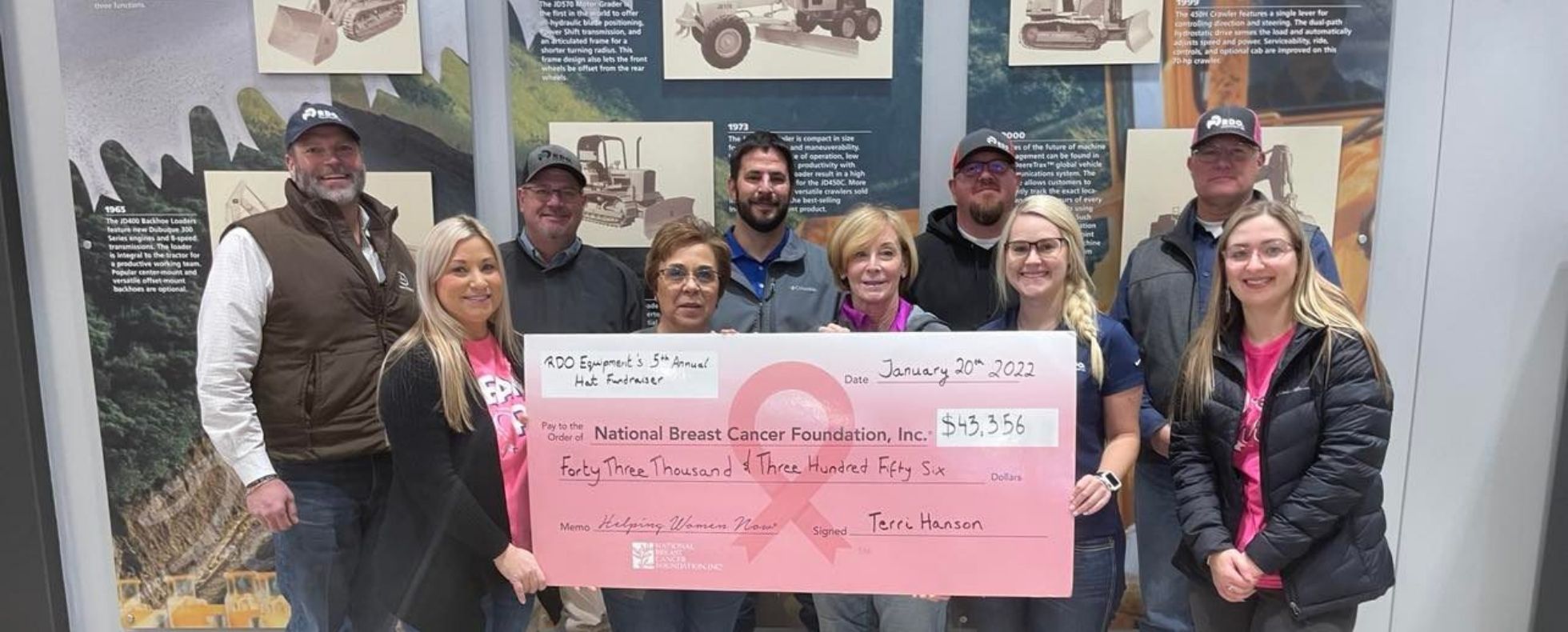2021 RDO Pink Hat Campaign Nets More Than $43,000 for Breast Cancer Patients