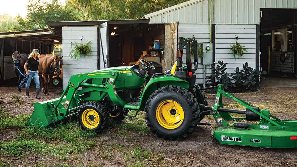 John Deere Compact Utility Tractor on Ranch