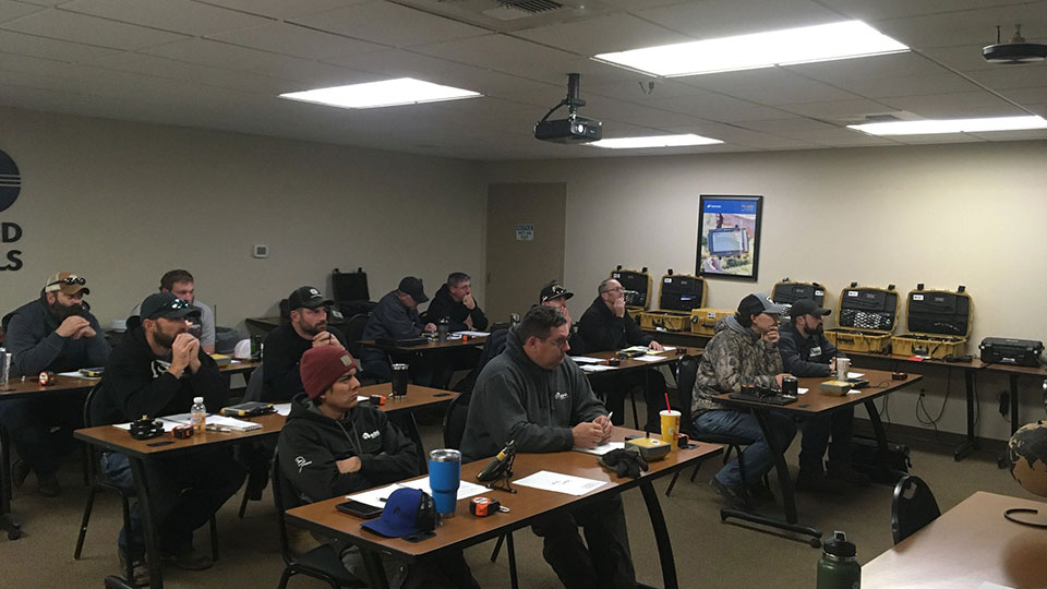 RDO technicians sitting for training in conference room