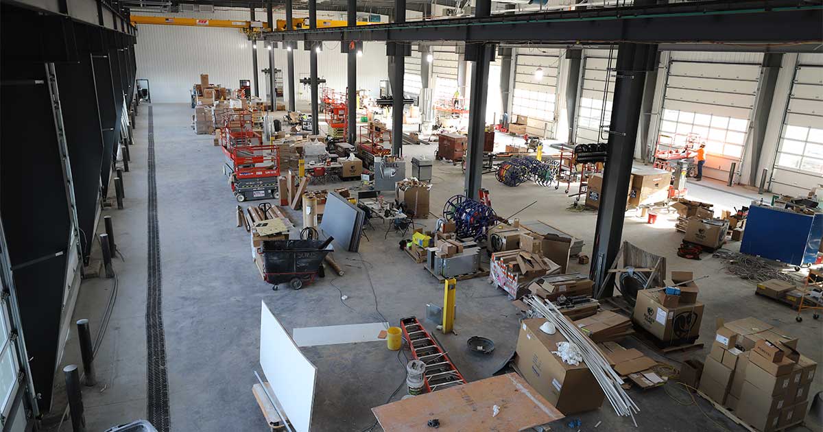 Construction Progress at New RDO Equipment Co. Store in Dayton, MN