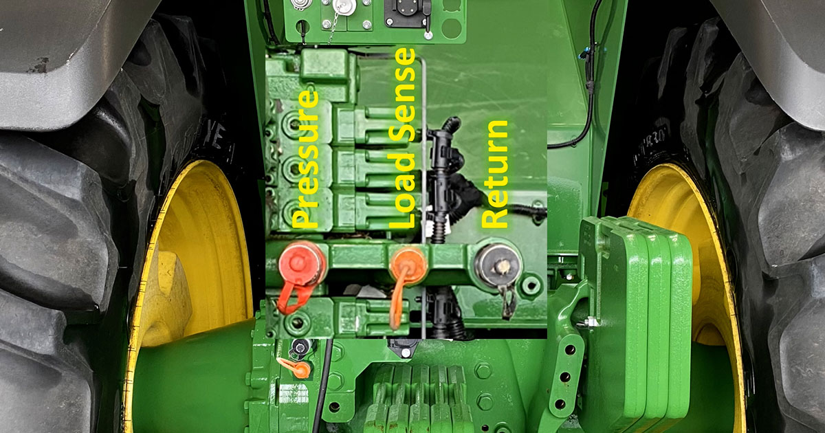 Overview of High Flow Hydraulics on a John Deere 9R Tractor RDO